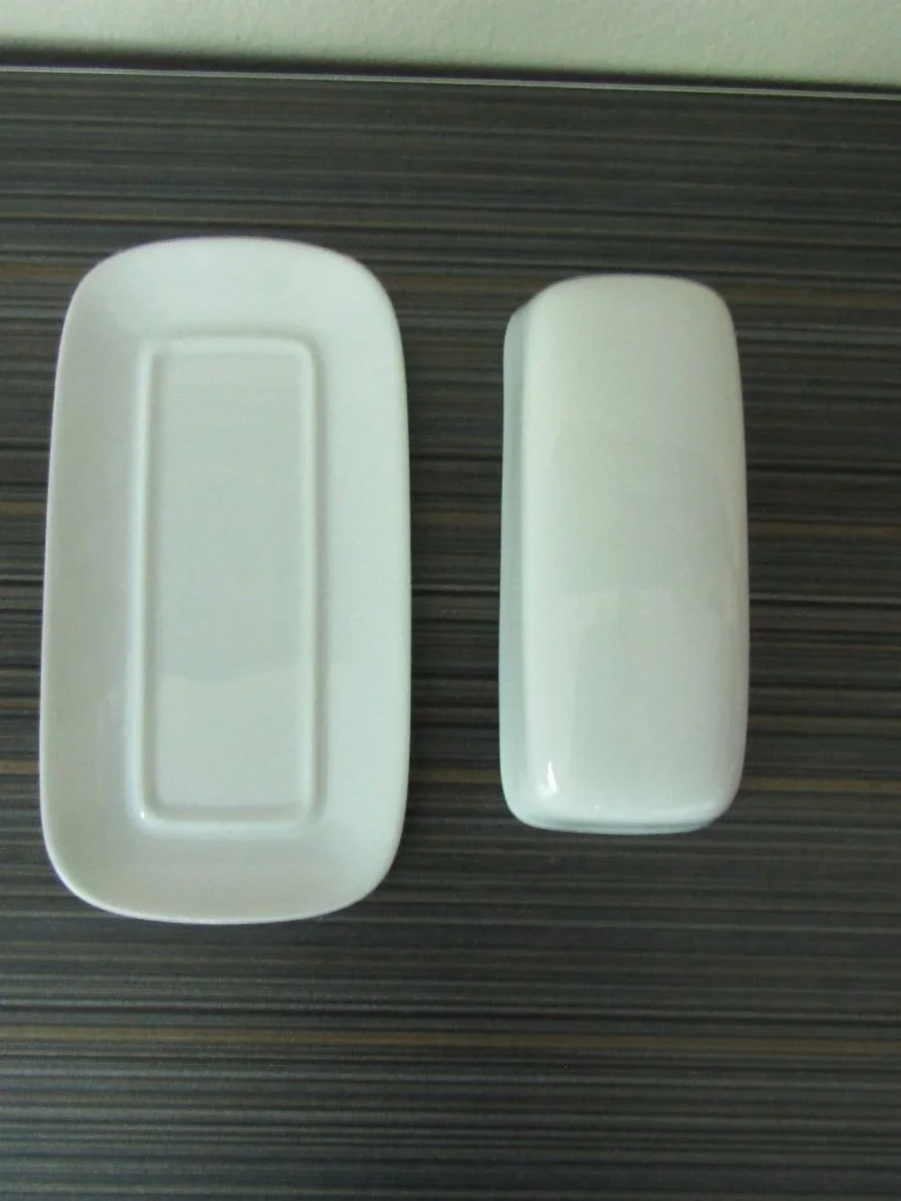 William Sonoma White Butter Dish